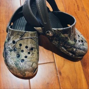 Boys Camo Crocs